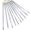 Set of 10 Transparent Dripping Icicle Snowfall Christmas Light Tubes - 14 ft Clear Wire